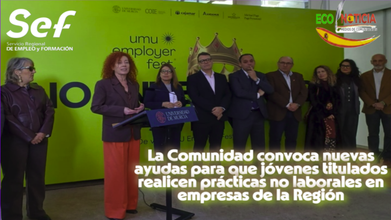 Pilar Valero del SEF presenta las ayudas para prácticas no laborales de jóvenes titulados en la Región de Murcia
