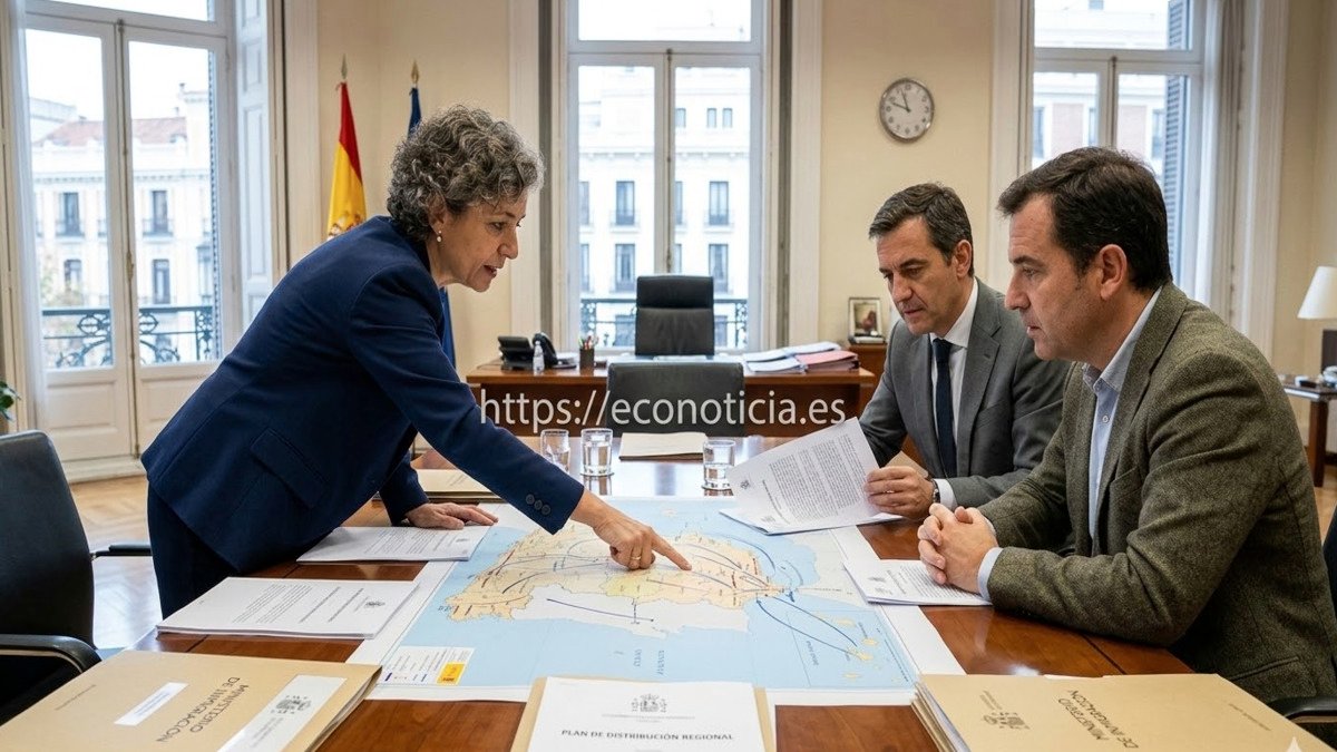 Negociaciones oficiales sobre el Nuevo Pacto de Migración en España con marca de agua https://econoticia.es en el centro.