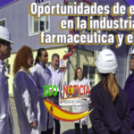 pilar valero directora del sef y alcaldesa rosa sánchez visitan a alumnos en prácticas de operador de planta química en kinsy