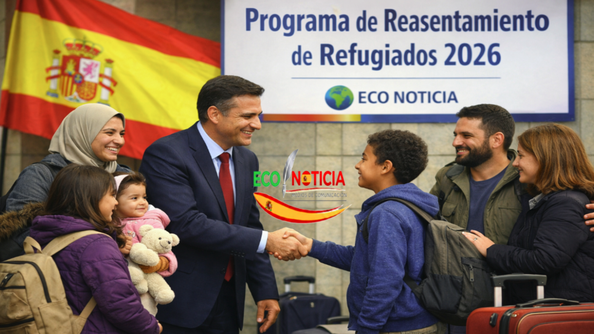 programa de reasentamiento de refugiados en España con apoyo del Gobierno y organismos internacionales