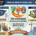Infografía de ECO NOTICIA sobre las 700 viviendas en alquiler asequible impulsadas por el FIS en España