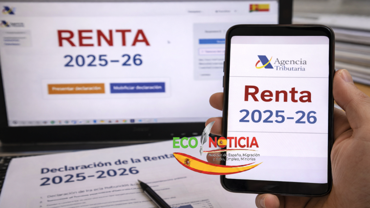Declaración de la renta 2025-2026 presentación online desde móvil y ordenador en España