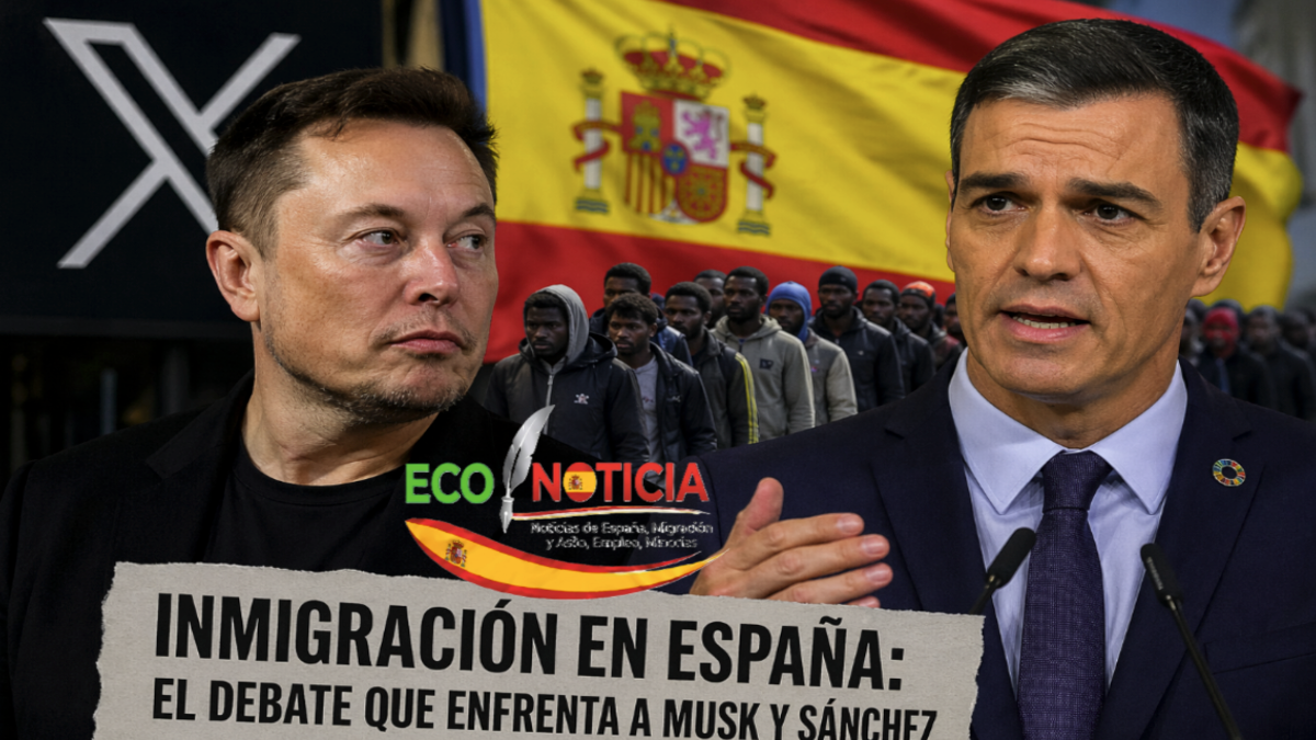 Musk acusa a Sánchez por inmigrantes en España en medio del debate sobre la regularización migratoria