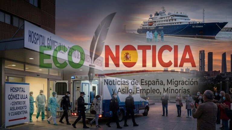 Operativo sanitario por el virus hanta en España: Desembarco del crucero Hondius y traslado al Hospital Gómez Ulla.