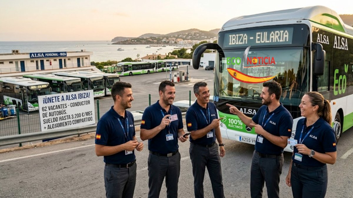 empleo en España conductores de autobús ALSA Ibiza