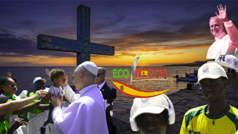 Papa en España bendice a los migrantes en Canarias y defiende la dignidad humana - ECO NOTICIA.