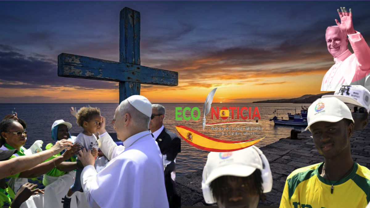 Papa en España bendice a los migrantes en Canarias y defiende la dignidad humana - ECO NOTICIA.