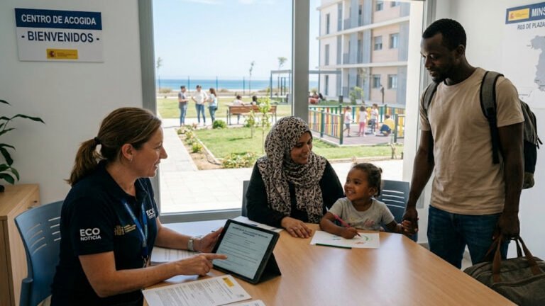 plazas de acogida en España para familias migrantes ECO NOTICIA