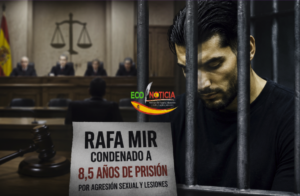 Rafa Mir tras una condena judicial a prisión por agresión sexual y lesiones en un entorno de tribunal