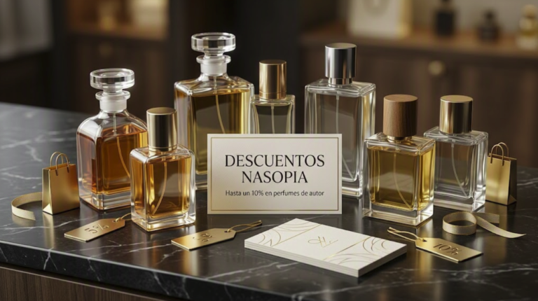 Códigos de descuento Nasopia en perfumes de autor