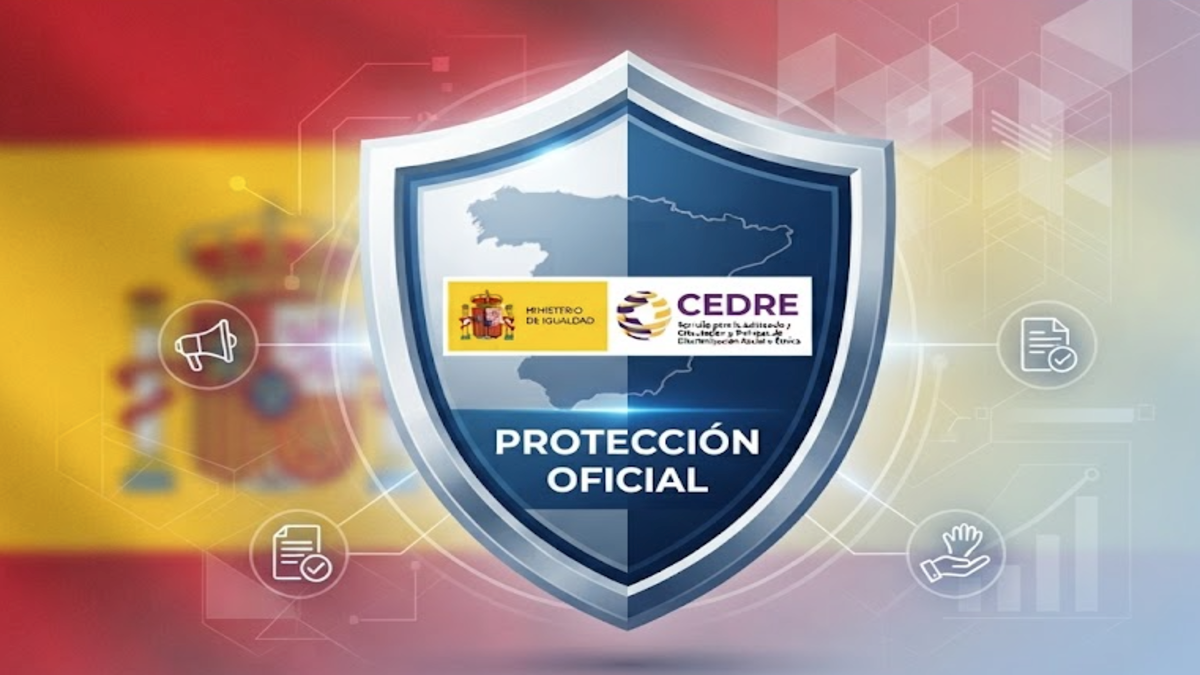 Ministerio de Igualdad y servicio CEDRE: protección oficial contra La discriminación en España