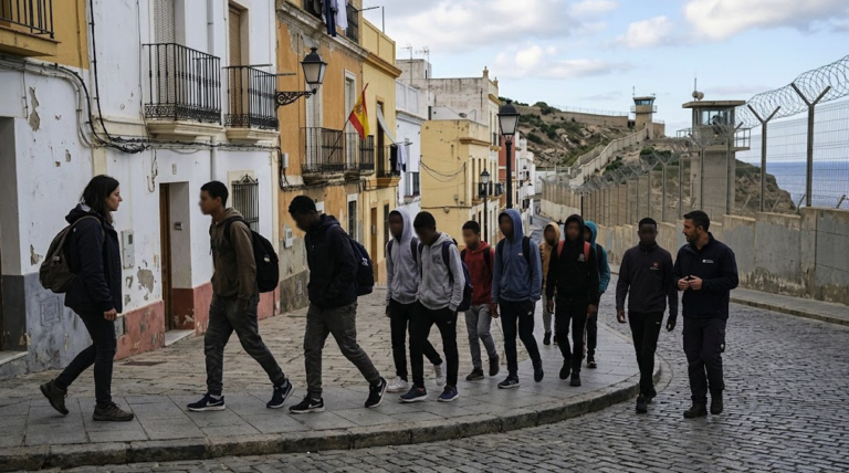 Menores migrantes no acompañados en Ceuta
