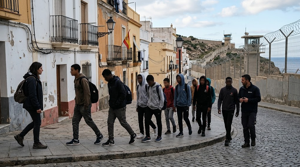 Menores migrantes no acompañados en Ceuta
