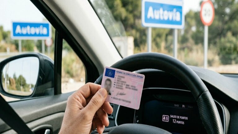 Carnet de conducir en España y sistema de puntos