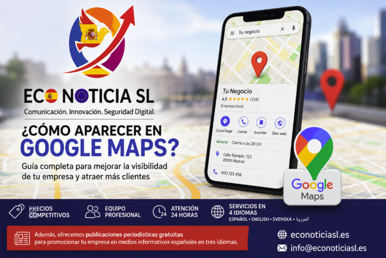 Cómo aparecer en Google Maps para mejorar la visibilidad de una empresa