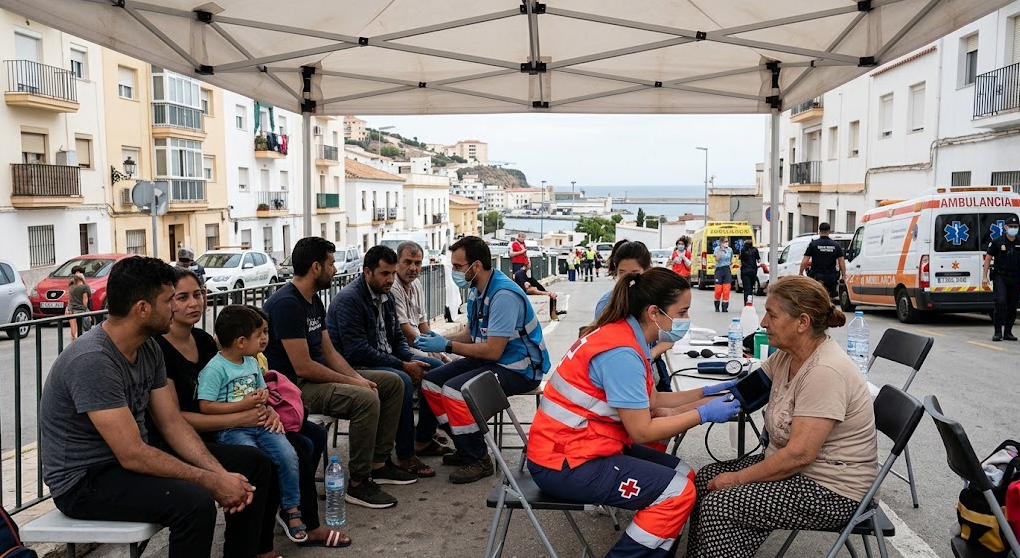 Atención médica a migrantes durante la emergencia sanitaria en Ceuta
