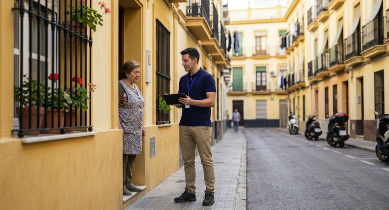Comercial de DIGI trabajando en Málaga y Sevilla