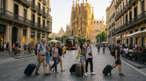 España será el país más visitado del mundo en 2040 con turistas en Barcelona