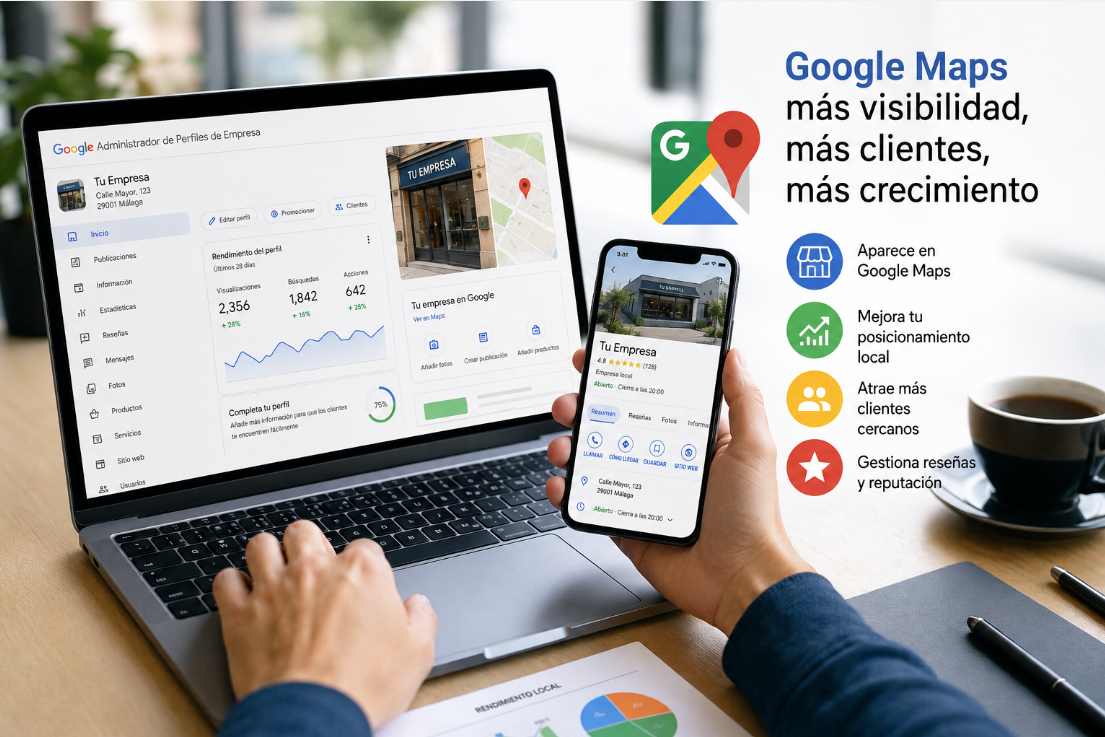 Gestión profesional del perfil de empresa en Google Maps