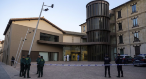 Museo de Villena acordonado tras el robo del Tesoro de Villena