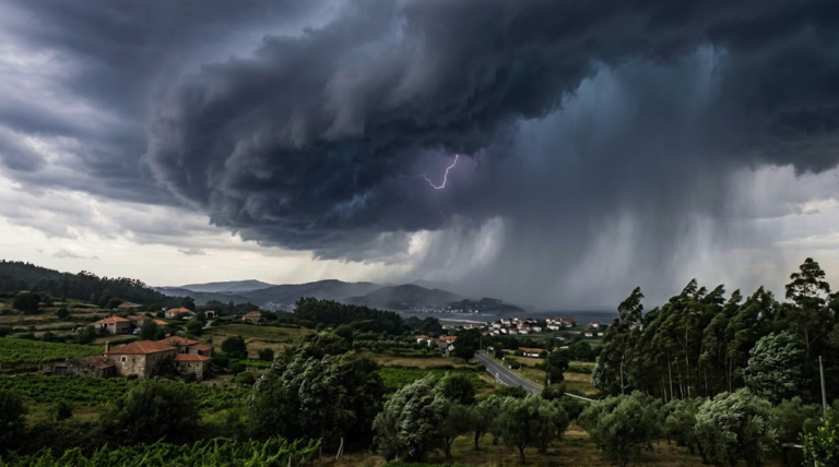 Tormenta intensa se aproxima a España con lluvias fuertes y vientos