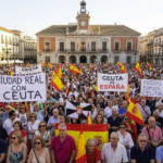 Concentración multitudinaria en apoyo a Ceuta en Ciudad Real