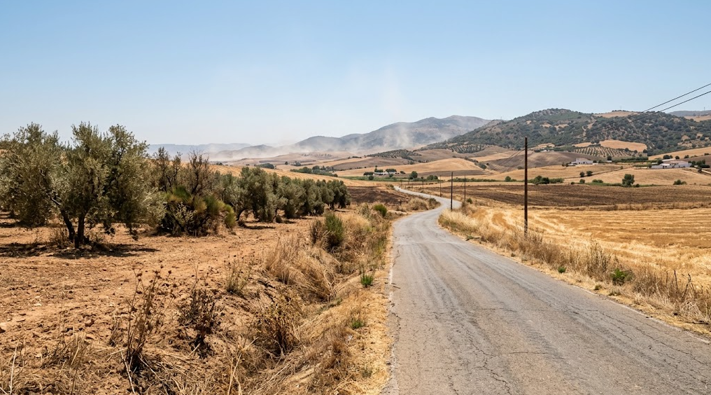 Calor extremo en Andalucía durante una jornada de altas temperaturas