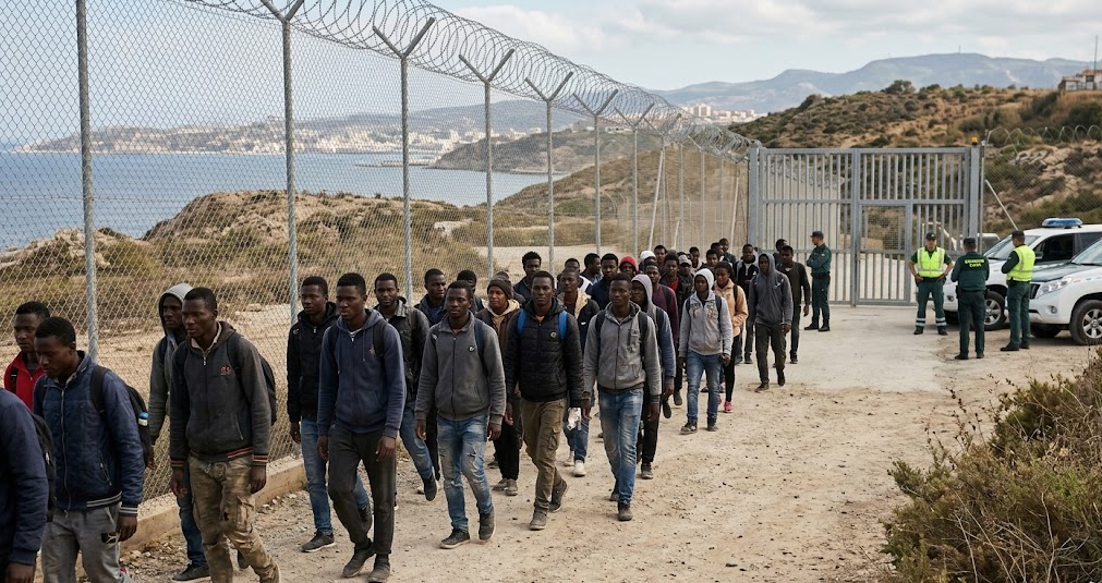 Crisis migratoria de Ceuta en la frontera entre España y Marruecos