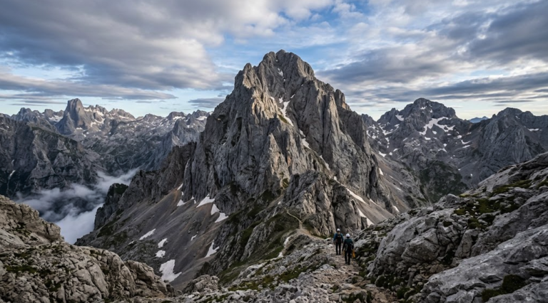 Torrecerredo en los Picos de Europa, donde murió un escalador británico tras una caída
