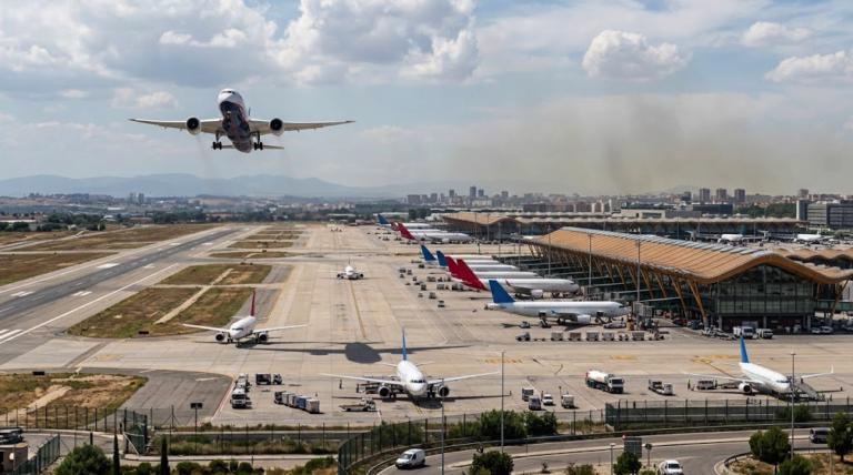 Expansión aeroportuaria de España y aumento de emisiones de CO2
