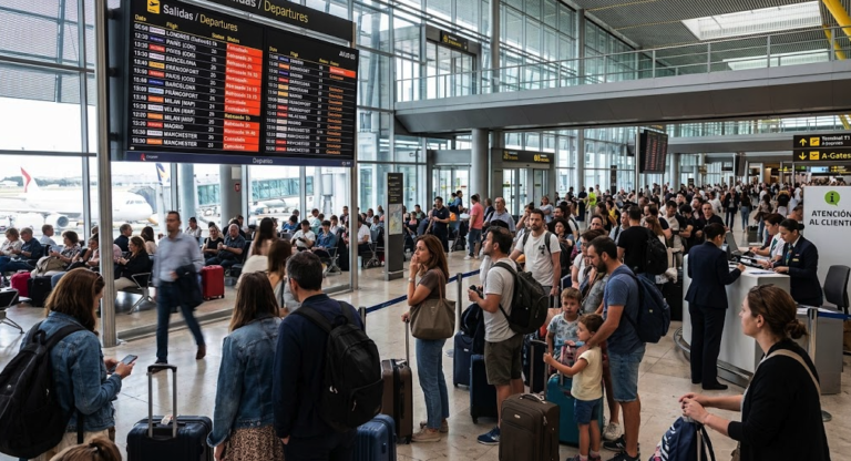Retrasos y cancelaciones de vuelos en España en temporada de verano